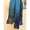 Bamboo Petite Scarf #2 Slate/Light Blue/Moss