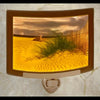 Balmy Beach Porcelain Lithophane Colored Night Light