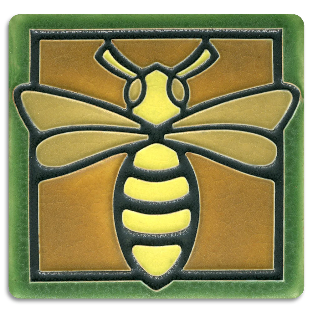 Bee-Green 4"x4"