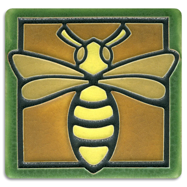 Bee-Green 4"x4"