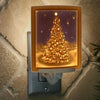 Christmas Tree Colored Porcelain Lithophane Night Light