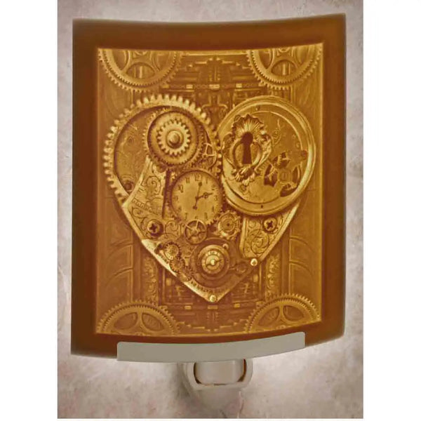 Key To My Heart Porcelain Lithophane Night Light