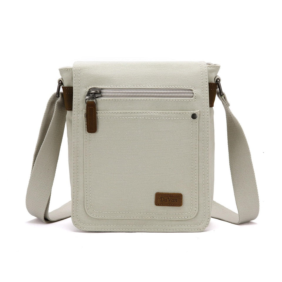 Canvas Shoulder Bag SB 8572 (Pearl)