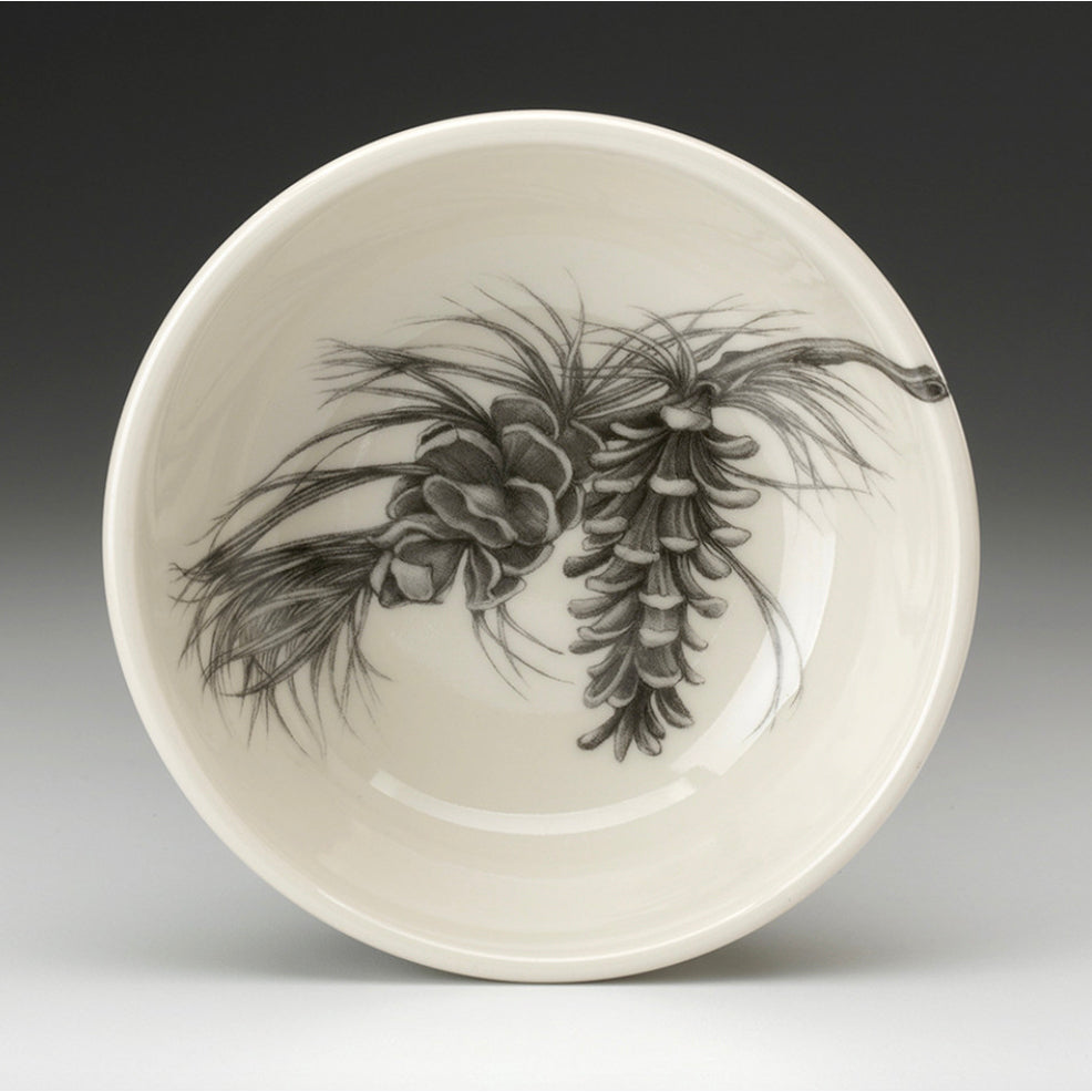 Cereal Bowl: Pine Branch/White