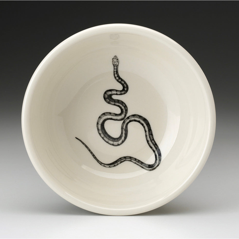 Cereal Bowl: TX Rat Snake/White