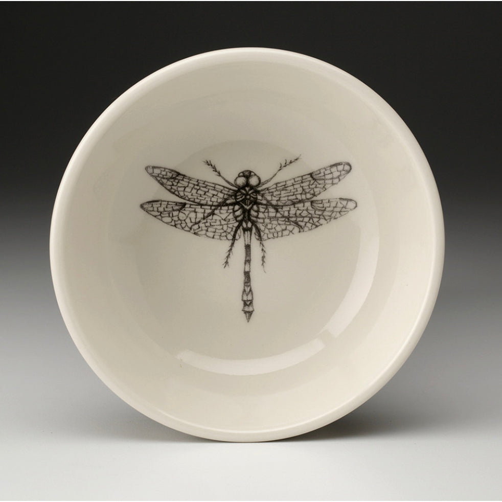 Cereal Bowl: Dragonfly/White