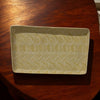 Large Stacking Rectangle Tray ~ Tahiti ~ Butter