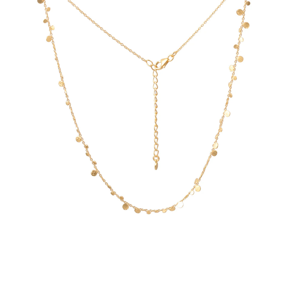 Adjustable Gold Dot Necklace