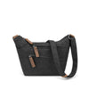 Small Canvas Shoulder Bag Black