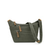 Small Canvas Shoulder Bag Green