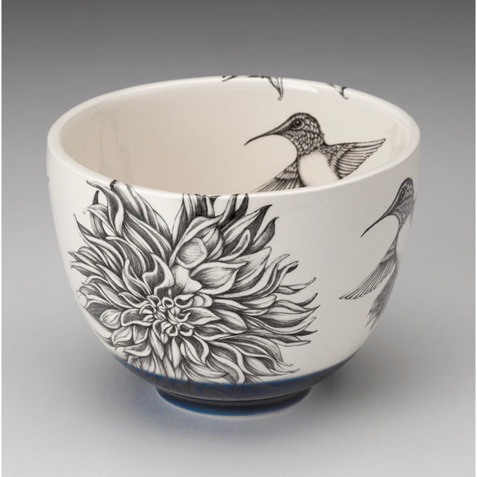 Small Bowl: Hummingbird #1/Blue