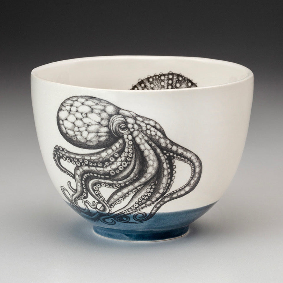 Small Bowl: Octopus/Blue