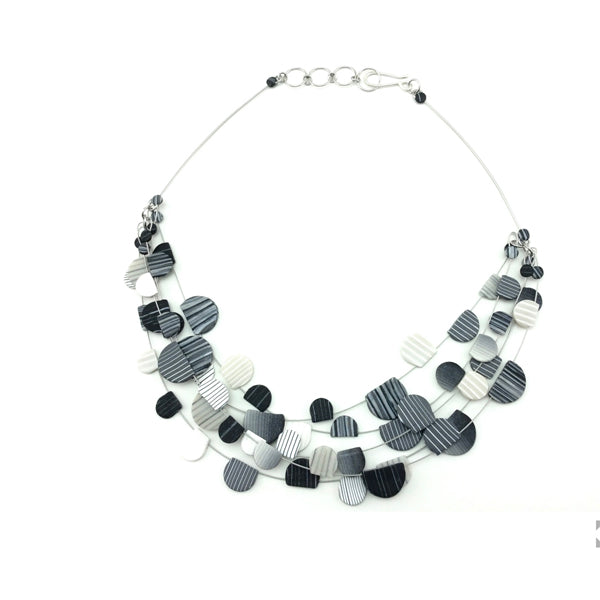 Zinnia Necklace Moonlight