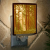 Woodland Sunbeams Porcelain Lithophane Colored Night Light