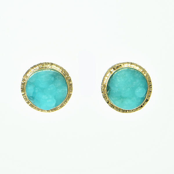 Botryoidal Hemimorphite Earrings