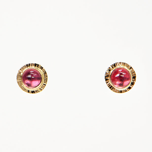 Pink Tourmaline Earrings