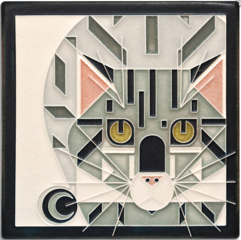 Catnip - grey 6"x 6"