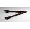 Blackened Fold Salad Fork Tong